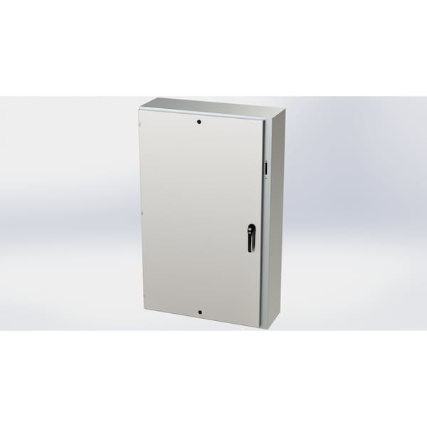 3 Point Latch Electrical Enclosures, 60 in H, 12 in D, 37.38 in W, NEMA 3R, 4, 4X, 12, 13